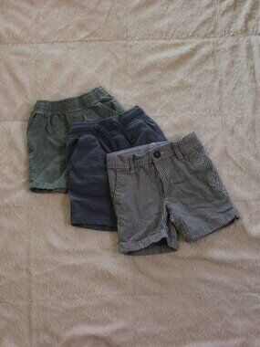 Bundle of 3 Toddler Boys Shorts Carter's & Wrangler